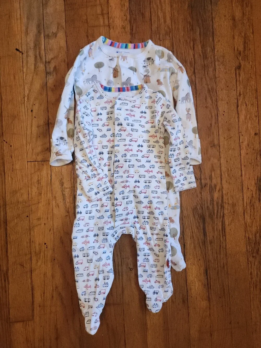 MAGNETIC ME 3-6 Month 2 Piece Organic Cotton Footie Bundle